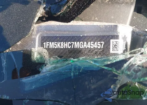 2021 Ford Explorer Platinum из США, поврежденный, VIN 1FM5K8HC7MGA45457